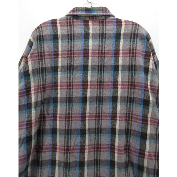 VINTAGE Big Mac Shirt XXL Tall Flannel Plaid 80s 90s JC Penny USA Made - Picture 7 of 10